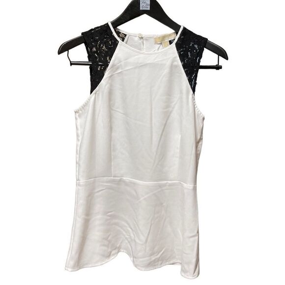 🌟70% OFF 🌟Michael Kors🌟White Lace Sleeveless Top - Picture 1 of 2